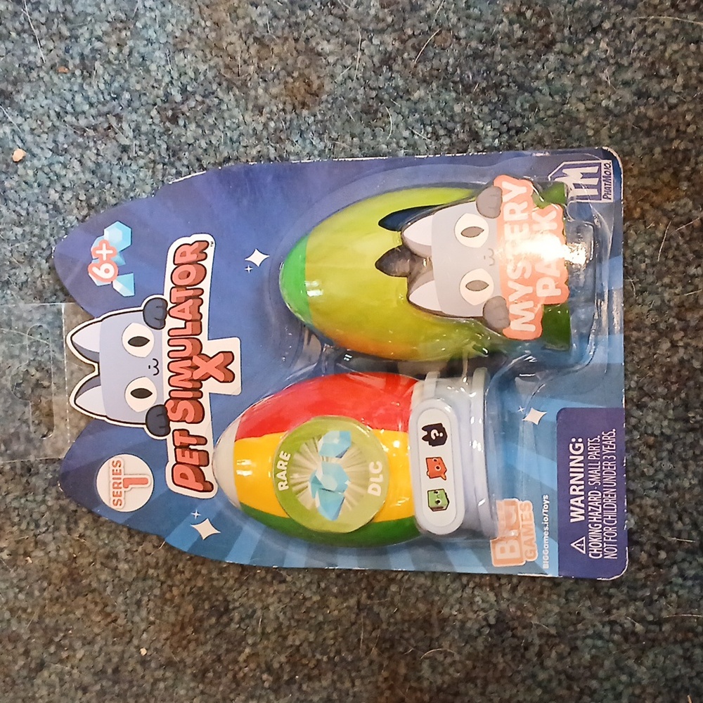 Pet Simulator X Series 1 Big Games 2 Pack Mystery Eggs with Rare DLC Code NEW